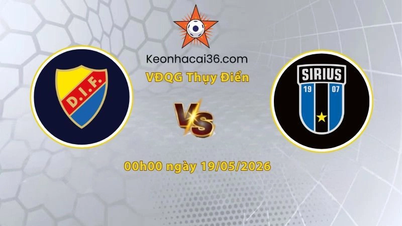 Soi kèo Djurgardens vs Sirius, 00h00 ngày 19/05: Thuần phục đội khách