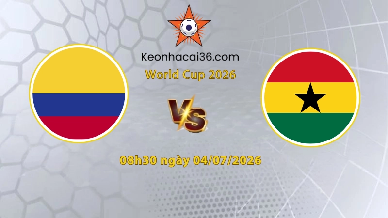 Soi kèo Colombia vs Ghana, 8h30 ngày 04/07: Không dễ khuất phục